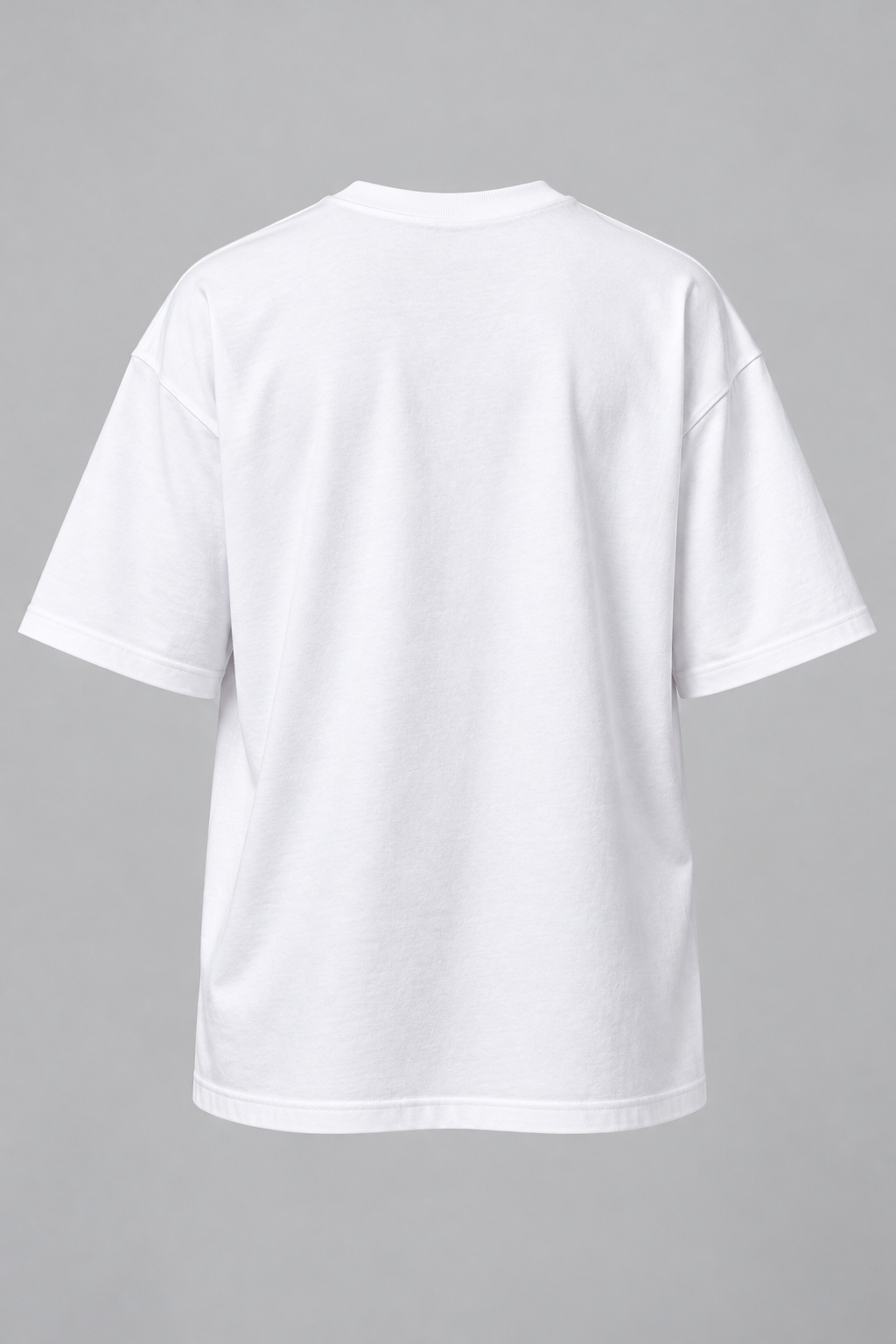 Plain Oversized French Terry Tee (240 GSM) view 8
