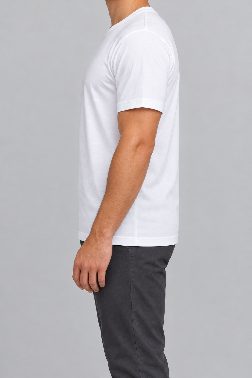 Plain Regular Cotton Tee (180 GSM) view 3