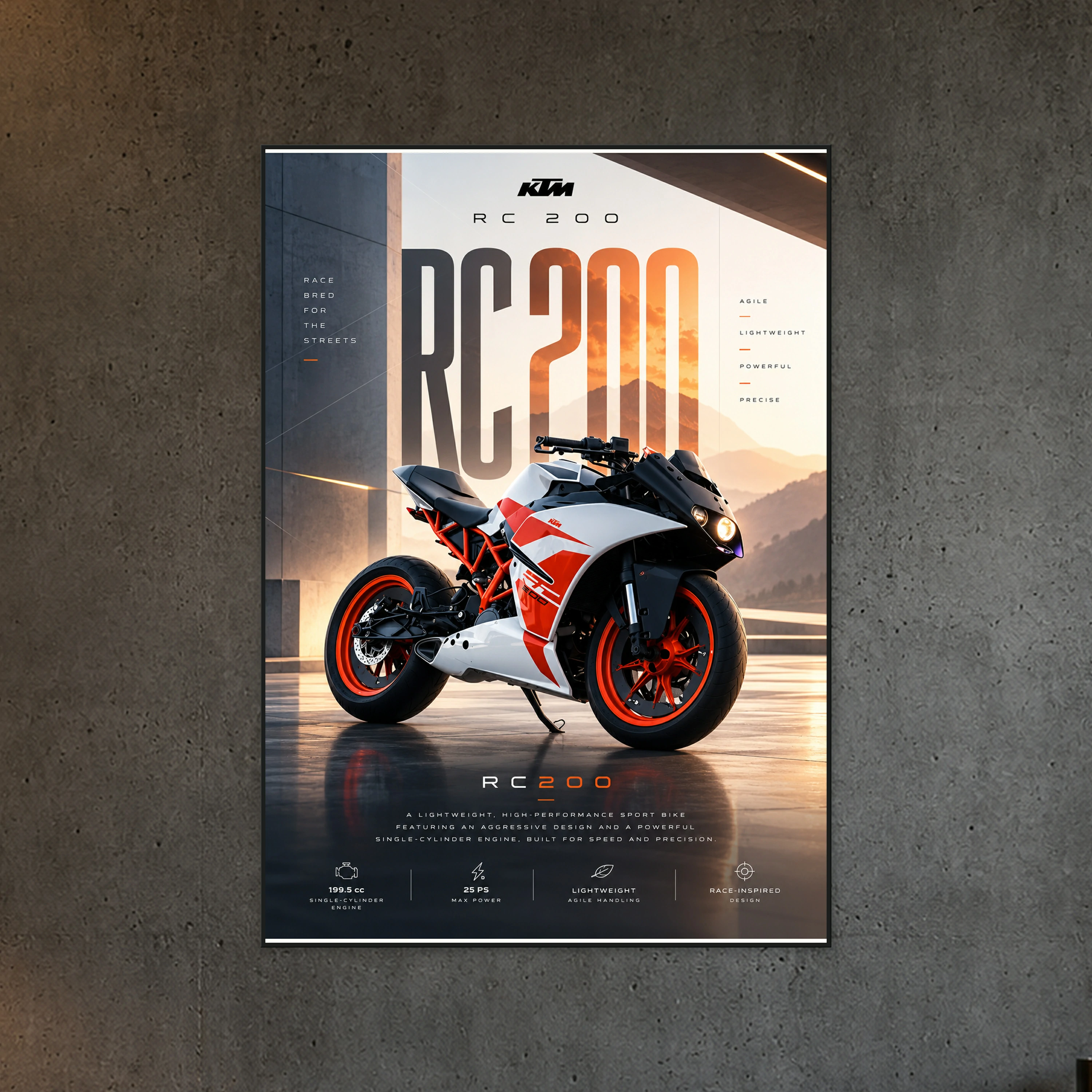 Ktm Rc 200 Race Bred Precision