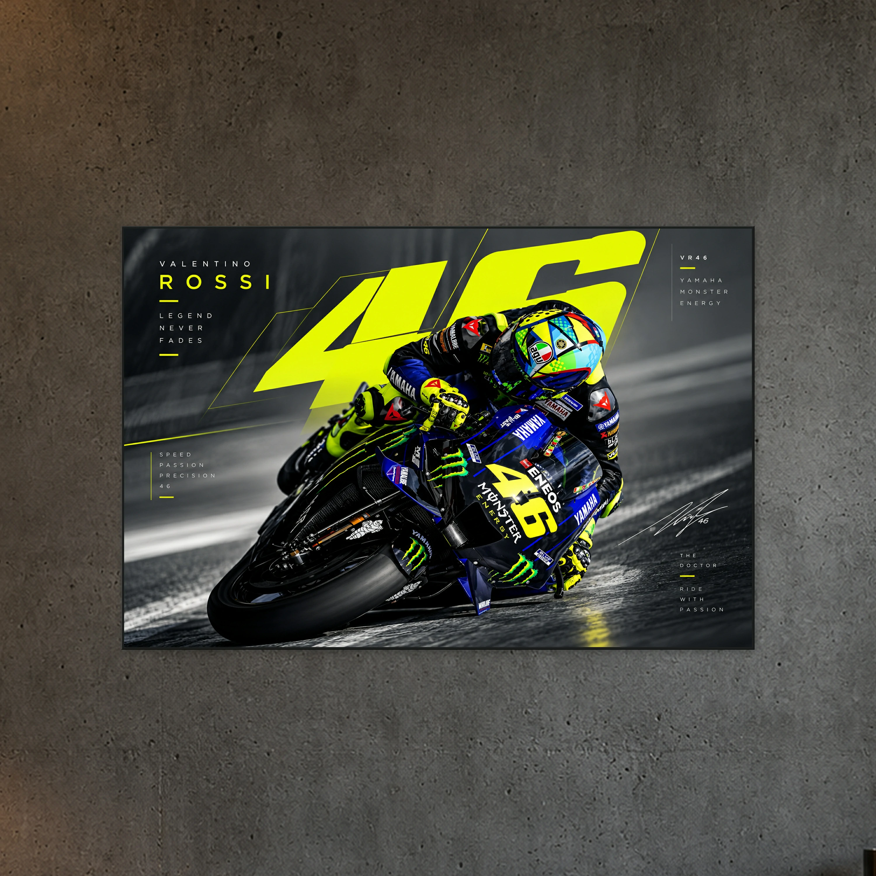 Valentino Rossi Neon Racing Legend
