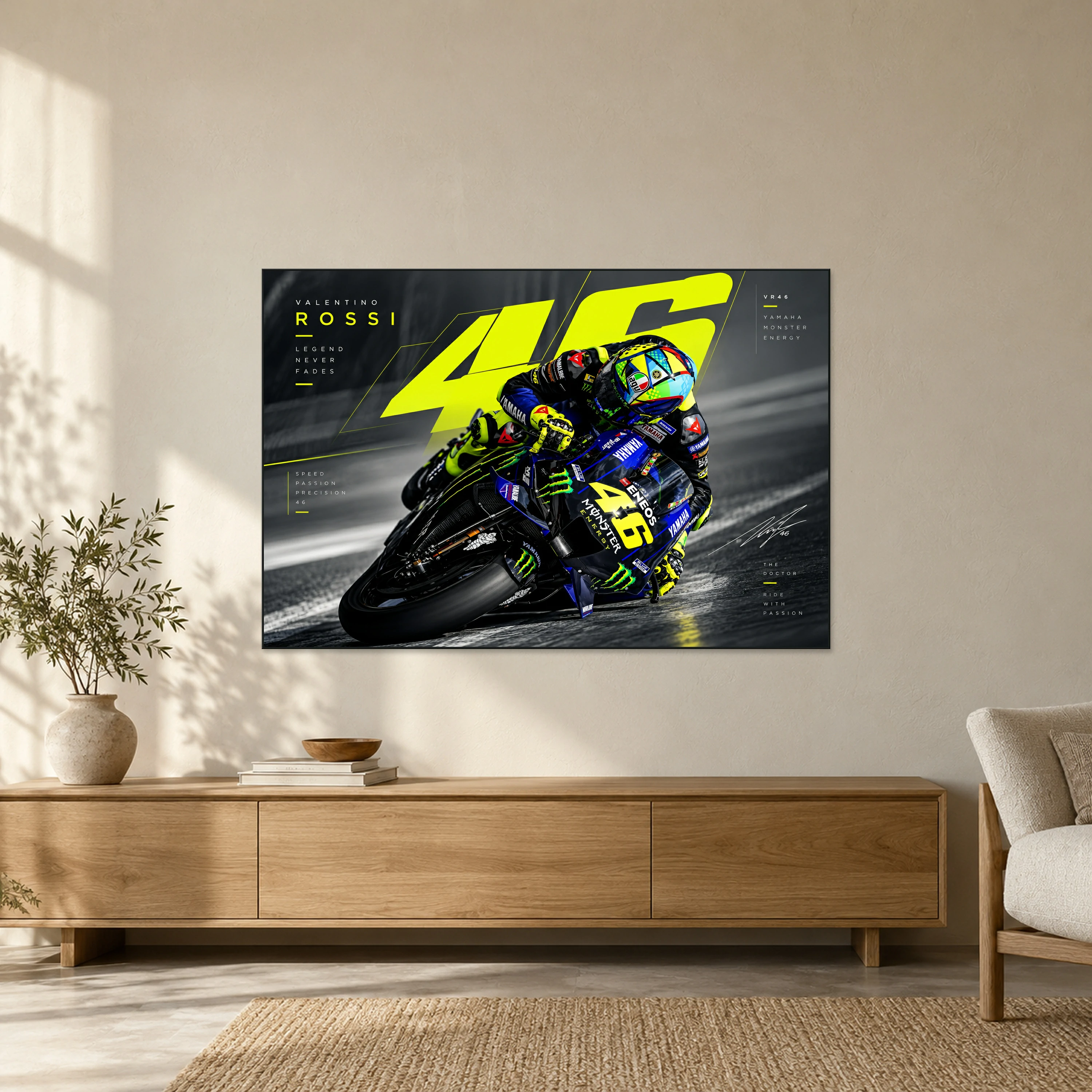 Valentino Rossi Neon Racing Legend view 2