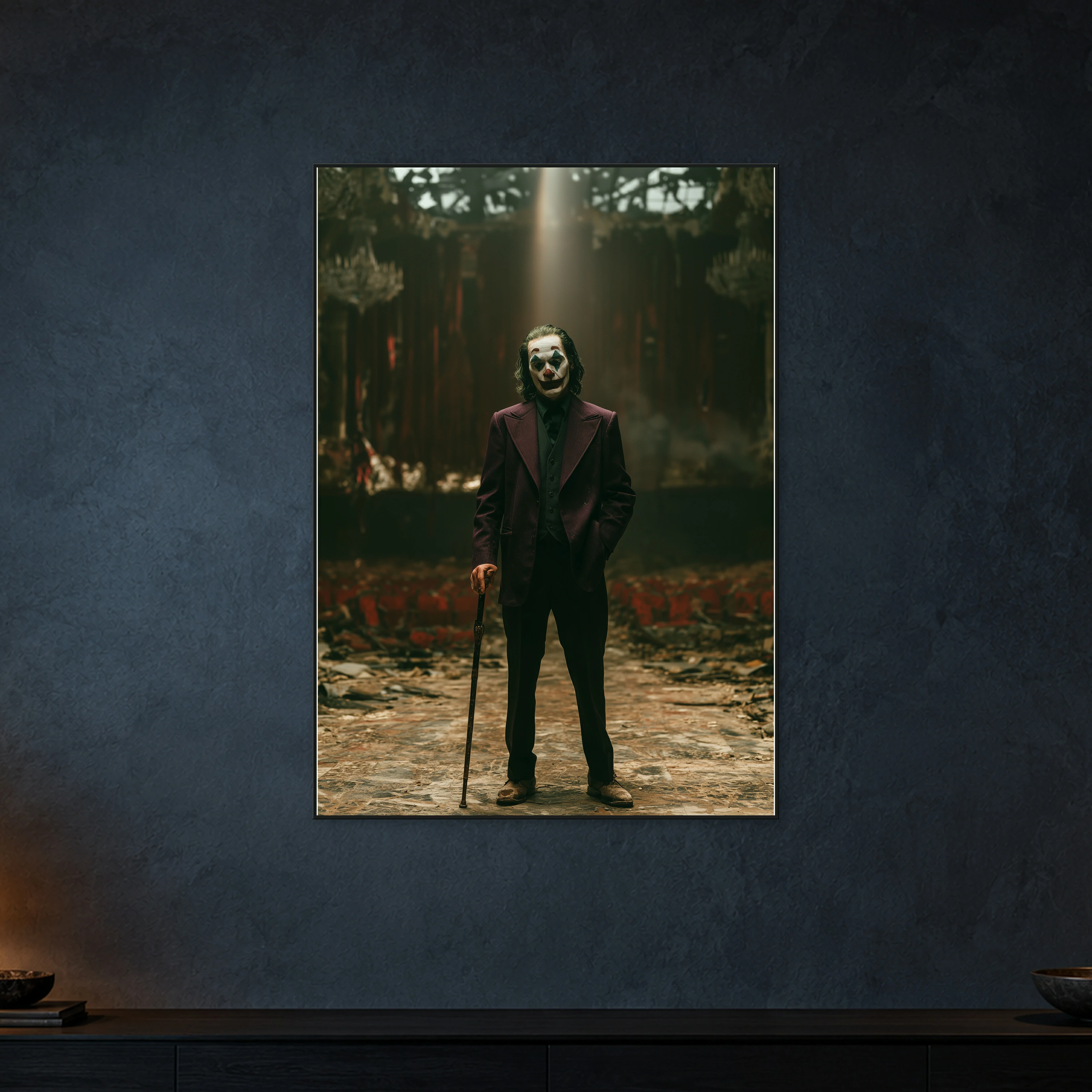 The Joker Standing Alone the Joker — Abandoned Arkham Asylum view 3
