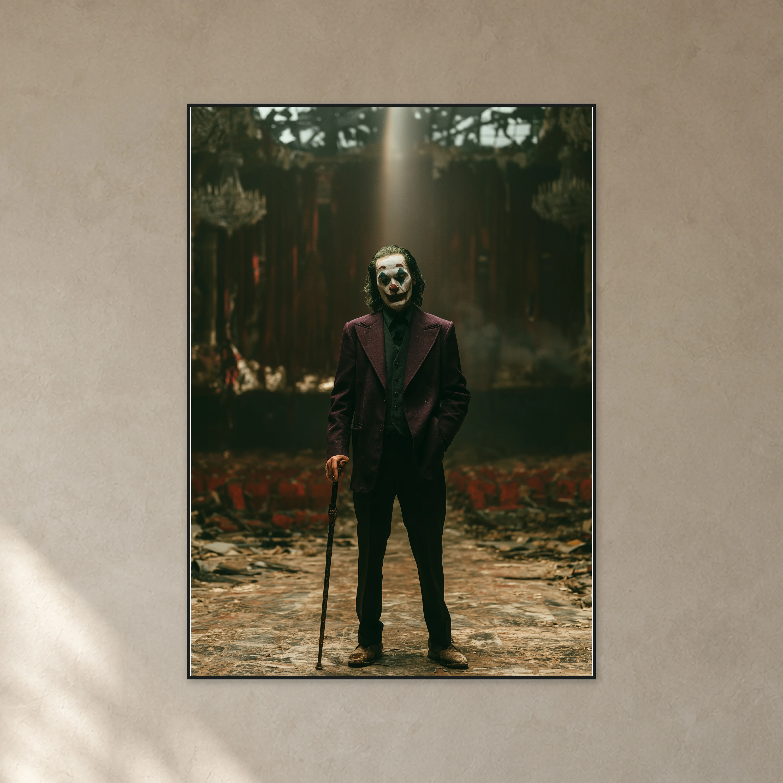 The Joker Standing Alone the Joker — Abandoned Arkham Asylum